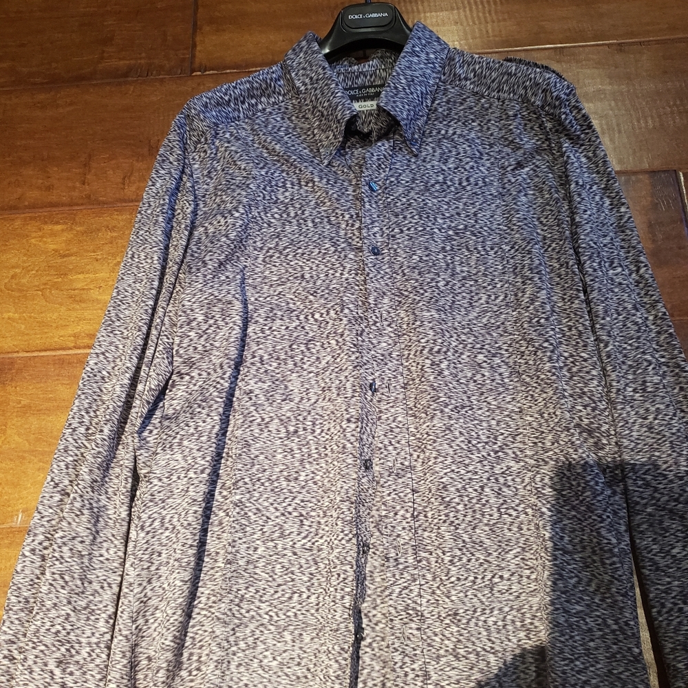Mens Dolce and Gabbana striped shirt